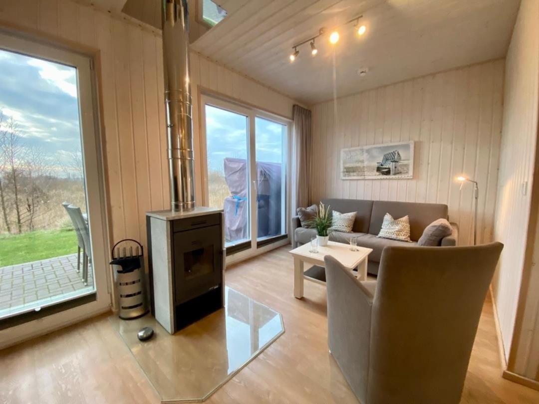 Ferienhaus Skipper Hus By Seeblick Ferien Oro, Kamin,Sauna オルペニッツ エクステリア 写真